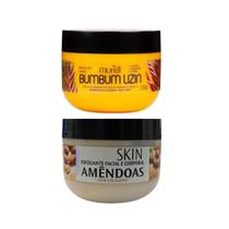 Muriel Bum Bum Lizin 250ml + Esfoliante Amêndoas 250ml Muriel Bum Bum Lizin 250ml + Esfoliante Amêndoas 250ml