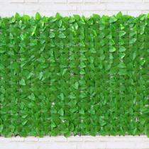 Muro Inglês 2x1 Jardim Vertical Artificial Ficus Painel Verde Decorativo