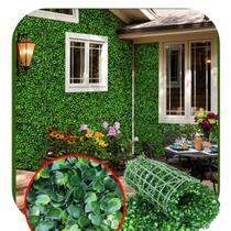 Muro Inglês Placa Tapete 40 X 60cm De Planta Artificial Buchinho Mural Decoração De Parede