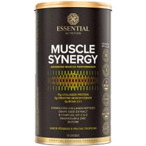 Muscle Synergy Colageno + Creatina - 454,5g - Pêssego e Frutas Tropicais - Essential Nutrition