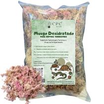 Musgo Desidratado para Terrários de Répteis Terrestres CPC Pet Care