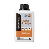 Musgo e Fungo Attack 1L Nano4you Remove Limo Musgo e Manchas Verdes de Paredes e Pisos