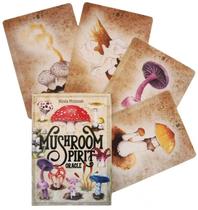 Mushroom Spirit Oracle Deck Oráculo Espírito Do Cogumelo Baralho de Cartas de Tarô