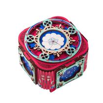 Music Box DIY 3D Wooden Puzzle Hand Crank Meet Melody Music Box DIY 3D Wooden Puzzle Hand Crank Meet Melody