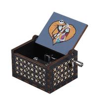 Music Box Nightmares Before Christmas Jack e Sally Wood Music Box Nightmares Before Christmas Jack e Sally Wood