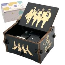 Music Box Pursuse, estrela dos Beatles, Let It Be Vintage Wood Music Box Pursuse, estrela dos Beatles, Let It Be Vintage Wood