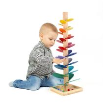 Music Tree Toy Vomocent Wooden Marble Ball Run Track Kids
