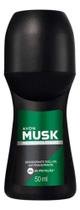 Musk Metropolitano Desodorante Antitranspirante Roll-On AVON Mais vendido Testado dermatologicamente