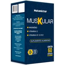 Muskular Anti Câimbras Potássio Magnésio Vit D B1 B12 60 Cápsulas Muskular Anti Câimbras Potássio Magnésio Vit D B1 B12 60 Cápsulas