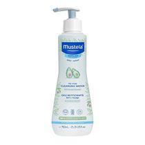 Mustela Baby Cleansing Water - Água Micelar Sem Enxágue - com Abacate Natural & Aloe Vera - para o Rosto, Corpo e Fralda do Bebé - 25,35 fl. oz. (Pack de 1)