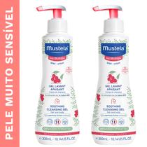 Mustela Bebê Gel Lavante Schisandra Orgânica Pele Muito Sensível Sem Fragrância 300ml - 02un