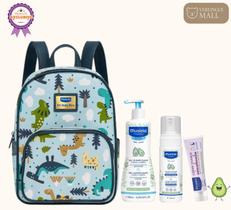 Mustela Kit Baby Rico Gel levatante 500ml, Shampoo RecemNascido 150ml, Creme Preventivo 108g, Mochila Exclusiva Mustela Kit Baby Rico Gel levatante 500ml, Shampoo RecemNascido 150ml, Creme Preventivo 108g, Mochila Exclusiva