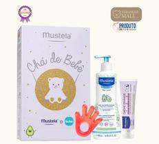 Mustela Kit Chá de Bebê Edição Limitada Gel Lavante 500ml Creme Preventivo 108g Mordedor Buba Mustela Kit Chá de Bebê Edição Limitada Gel Lavante 500ml Creme Preventivo 108g Mordedor Buba