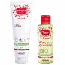 Mustela Maternité Kit Creme para Estrias 250ml + Óleo para Prevenção de Estrias 105ml
