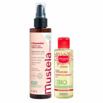 Mustela Maternité Kit - Loção Corporal Multifuncional + Óleo para Prevenção de Estrias Mustela Maternité Kit - Loção Corporal Multifuncional + Óleo para Prevenção de Estrias