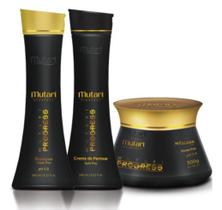 Mutari kit progress 3 itens ed shampoo + mascara + creme