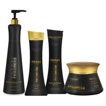 Mutari kit progress 4 itens redutor + shampoo + mascara + creme