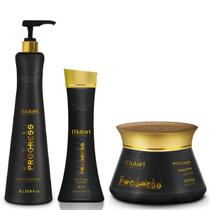 Mutari kit progress redutor + shampoo + mascara