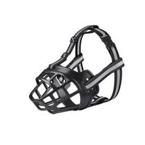 Muzzle Ajustável E Respirável Para Cães Anti-Mordida Com Faixa Refletiva Para Treinamento Muzzle Ajustável E Respirável Para Cães Anti-Mordida Com Faixa Refletiva Para Treinamento
