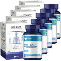 Mw Cart - Cartilagem De Tubarão- Muwiz 500mg 90 Cáps 5 Potes