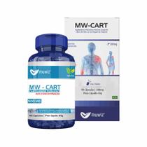 Mw-cartsuplemento vitamínico mineral a base de cálcio de ostra e cartilagem de tubarão com 90 cáps -