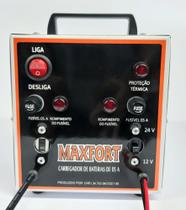 MX7 - Carregador de baterias portátil 05A. 12/24 volts com proteção térmica