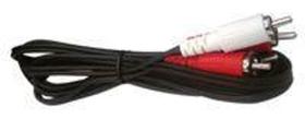 MXT Cabo de &AACUTEUDIO 2RCA + 2RCA Emborrachado Niquel 1,80MTS.
