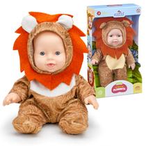 My Fun Amigos Da Floresta Boneca Bebê Bichinho Safari Com Pijama Bichinhos Infantil Para Colecionar