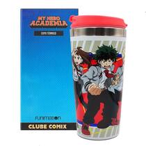 My Hero Academia - Copo de Viagem Térmico - Clube Comix My Hero Academia - Copo de Viagem Térmico - Clube Comix