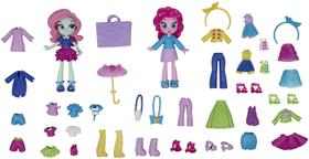 My Little Pony Equestria Girls Fashion Squad Pinkie Pie e Minty Mini Doll Set - 2 Bonecas de Brinquedo e Mais de 40 Acessórios de Moda