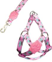 MY PET BRASIL Peitoral Para Cachorros M Cupcake Coleira Peitoral Regulavel