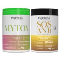 My Phios Kit Sos Antiemborrachamento 1L + Botox Mytox 1Kg - Myphios