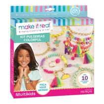 My Style By Make It Real Kit Pulseiras Colorful 195 Peças Multikids - BR2002