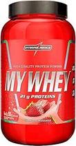 My whey po shake morango 900g - integralme