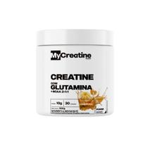 MyCreatine Creatina BCAA Glutamina Força, Recuperação e Resistência Sabor Tangerina 300g