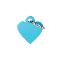 MyFamily ID Tag Coração Basic Celeste - P MyFamily ID Tag Coração Basic Celeste - P