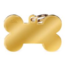 MyFamily ID Tag Premium Osso Dourado - G