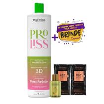Myphios Escova Progressiva Proliss 3d Passo 2 - 1 L + Brinde Myphios Escova Progressiva Proliss 3d Passo 2 - 1 L + Brinde
