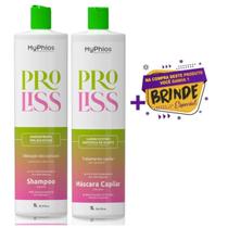 Myphios Kit Escova Progressiva Orgânica Proliss 3d - 2x1 L