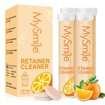 MySmile Retainer Cleaner 120 comprimidos com sabor de laranja MySmile Retainer Cleaner 120 comprimidos com sabor de laranja