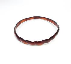 N 312841 Tiara Lisa Tartaruga De Acetato 1,0 cm Lg