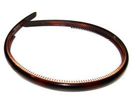 N 602499 NR Tiara Lisa Dentes Tartaruga e Preta De Acetato 0,07 cm Musa kalliopi