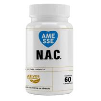 N.A.C. 60 Cápsulas NAC Suplemento de Cisteína Nação Verde