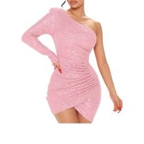 N-A1402-Vestido Lantejoula Paetê Ombro Só Luxo Festa Y81 N-A1402-Vestido Lantejoula Paetê Ombro Só Luxo Festa Y81