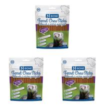 N-Bone Ferret Chew Sticks Sabor Bacon 106 ml Pacote com 3