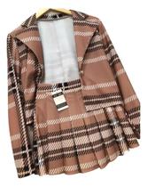 N-C1808-Conjunto Festa Balada Sexy Casaco Cropped Saia Xadrez M10 N-C1808-Conjunto Festa Balada Sexy Casaco Cropped Saia Xadrez M10