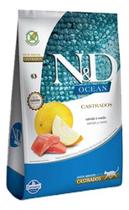 N&d Ocean Gatos Adultos Castrados Salmão E Melão 1,5kg