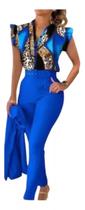 N-D03-C1810-Conjunto Social Alfaiataria Calça Skinny Blusa Oncinha M57