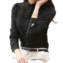 N-F0201 Camisa Social Bordada