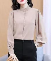 N-F1803-Blusa Camisa Feminina Social Princesa Evangélica Elegante N-F1803-Blusa Camisa Feminina Social Princesa Evangélica Elegante